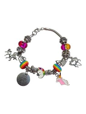 Custom Unicorn 🦄 charm bracelet 💗